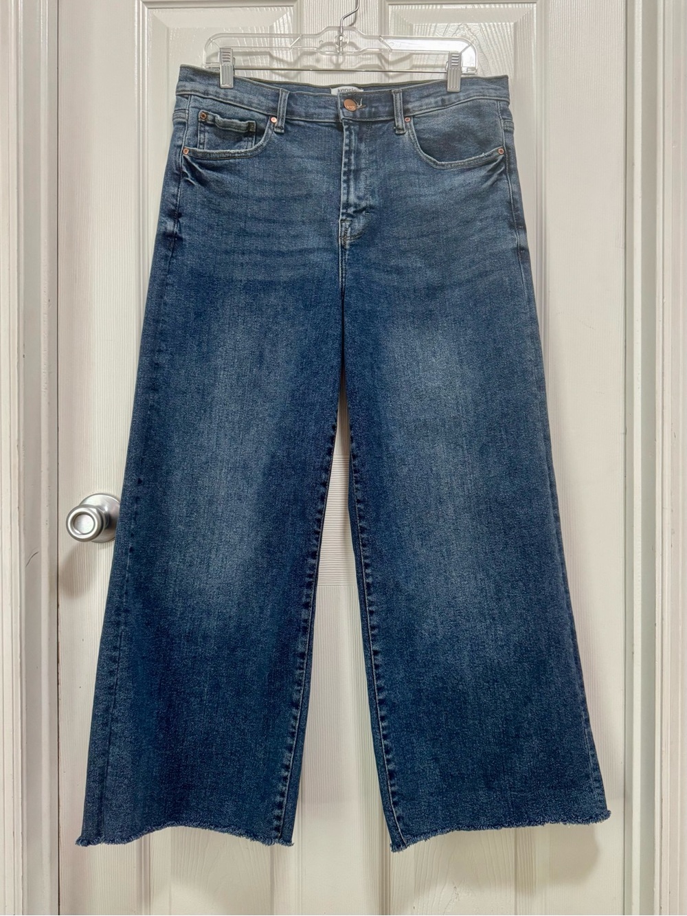 Kensie Jeans The Kaya High-Rise Wide-Leg Ankle Jeans